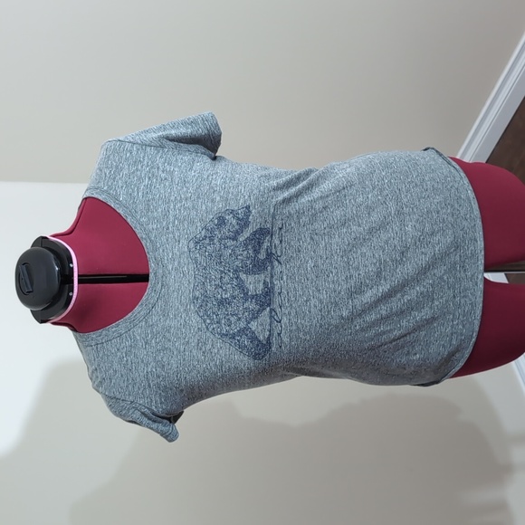 Tops - 💵2/$10Bundle and Save💵 Prairie Mountain| Grey T-shirt With Blue Bear Print